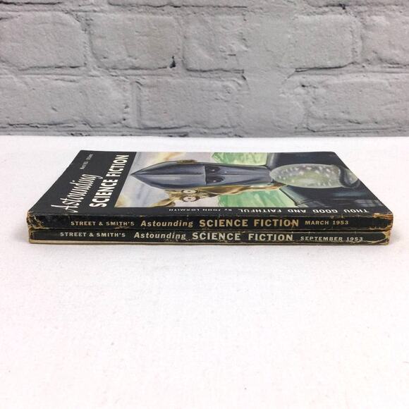 Astounding Science Fiction 1953 Two Book Bundle - Picture 3 of 9